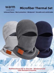 JIFANPAUL | Winter Cycling Helmet Cover for Men with Warm and Windproof Neck Gaiter