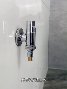 Angle Valve G1/2 Stainless Steel Washing Machine Faucet Water Stop Valve