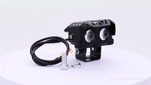 B2 Laser Gun MDL 40W Motorcycle LED Lights Dual Color Hi/Lo Mini Driving Light Auxiliary Light For Motorcycle