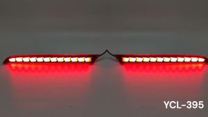 YCL-395 Perodua Myvi/Axia/Alza 1.3 Dragon Scale Dynamic Rear Bumper Reflector With Signal Running 2 PCS