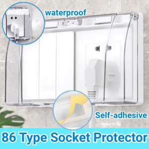 Wall Socket Waterproof Box Plate Switch Protection Cover Outdoor Socket Box Cover Protector