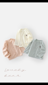 Canacana Baby Boy Girl Cardigan Sweater Kids Long Sleeve Jacket Budak Jaket Kanak Outerwear 1118