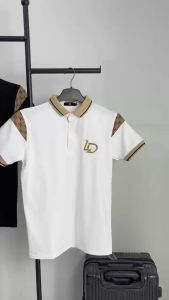 Áo thun nam POLO có cổ tay ngắn vải cotton phối chữ LD cực đẹp dày đẹp cao cấp mẫu mới nhất