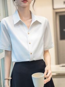 Fashion Polo Collar Summer Office Casual Blouse