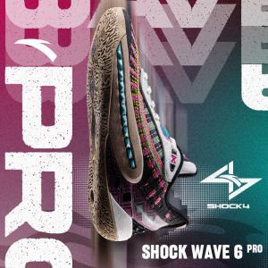 ANTA KAI Shock Wave 6 pro อันต้า ผู้ชายกีฬาบาสเกตบอลรองเท้ามืออาชีพเบาะต่อสู้รองเท้ากีฬา 112431111