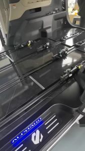 [Ready Stock] Toyota Alphard Vellfire ANH20 2007-2014 Marble Laminate Floor - Mat Black - Shine Black Marble Floor