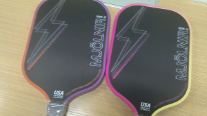 MJÖLNIR 808-V 5th Gen Core T700 Carbon Fiber Pickleball Paddle 16mm Power Control Paddle Free Overgrip