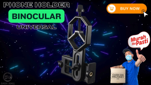 Universal Smartphone Holder Teropong Binocular Monocular Telescope Pegangan Penjepit HP Untuk Semua Jenis Teropong atau Smart Phone Aksesoris Laz Mellius Store COD