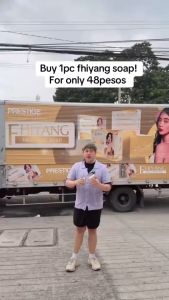 PrettyFloral~Prestige Fhiyang Milky Bar Soap With Vitamin E+B3+Ceramide Moisturizing Whitening Soap