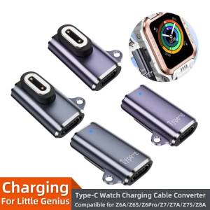 Bộ Chuyển Đổi Nguồn Type-C Cho Đồng Hồ Thông Minh Dành Cho Các Mẫu Little Genius Imoo Z10/Z9/Z6A/Z6S/Z6Pro/Z7/Z7A/Z7S/Z8A - Đầu Nối Cái Sạc Nhanh Từ Tính