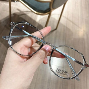 🔥B.two👍 Fashion Irregular Glasses Frame Anti-Blue Light Glasses Metal Transparent Computer Anti-Radiation Eyewear