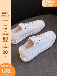 รองเท้าส้นแบนหนังวัวชั้นบน ส้นเตี้ย ทรงหัวมน ทรงหัวมน ทรงหัวมน รองเท้าส้นแบนแบบสวมสบายสำหรับผู้หญิง ฤดูใบไม้ผลิและฤดูร้อน 2025