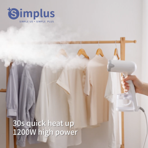 Simplus Handheld Steam Iron 1200w Garment Steamer 23g/min 290ml Tank for Clothes Portable Family Use