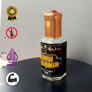 Parfum Shalat Madinah Al Haramain pria dan wanita Non alkohol
