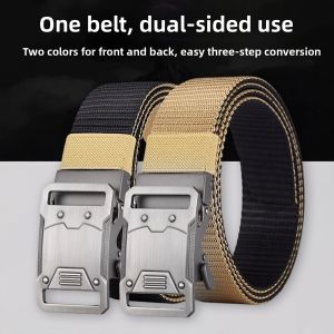 JIFANPAUL | Tactical Auto Buckle Stretch Belt for Men