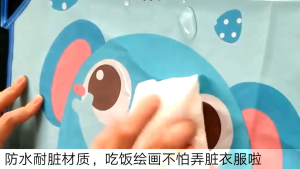 < Arm Sleeves > Kids Apron Art Painting Cute Waterproof Multipurpose Cooking Art Cleaning Nylon 儿童画画可爱围裙