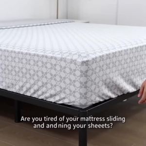 Universal Bedsheet Corner Tightener Clips Invisible Bedspread Secure Holder with Heavy-Duty Mattress Straps Sheets Slot Locks