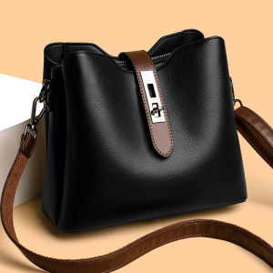 CARTELO | Large Capacity Single Shoulder Crossbody Genuine Leather Tote Bucket Bag