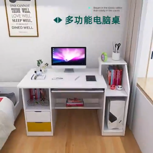Computer Desk Desktop Desk Office Desk Student Bedroom Study Desk Writing Desk Bookshelf Combination Writing Desk