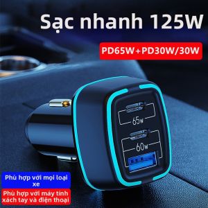 HONGLIN | Đầu Sạc Xe Hơi Siêu Nhanh 65W