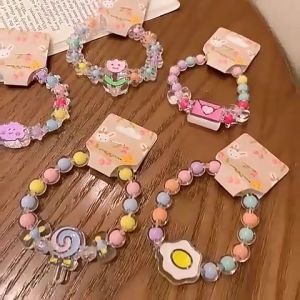 Bevavar Gelang Manik Anak Kartun Bracelets Jewelry Gelang Tangan Manik Manik