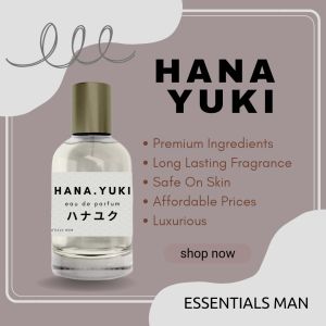 Parfume / Parfum / Hana Yuki / Eau De Parfum / Parfum Berkualitas / Parfum Tahan Lama / Parfum Mewah Essentials Man