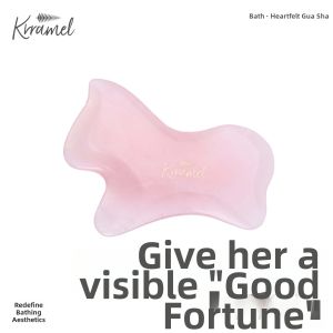 KRRAMEL | Horse Year Limited Edition Pink Crystal Jade Face Gua Sha Board
