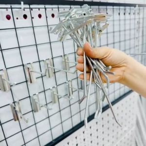 Móc lưới siêu thị mạ kẽm chuyên dụng treo phụ kiện trang trí 8p 1T 1T2 1T5 2T 2T5 3T