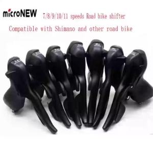 Cần Gạt Phanh Và Chuyển Số Xe Đạp Đường Trường Shimano Điều Khiển Kép Cho Xe Đạp Đua Tốc Độ 7/8/9/10/11 Tốc Độ Hệ Thống Chuyển Số Cơ Khí Bằng Nhôm