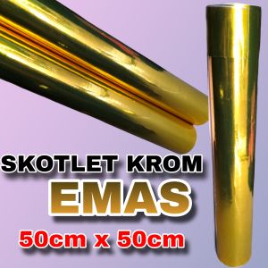 SKOTLET EMAS KROM LAPIS 50X50 | SKOTLET EMAS