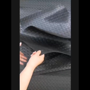 【Ready Stock】Rubber Sheet Anti-slip Rubber Sheet Rough surface fabric rubber sheet Floor protection 4mm Thickness