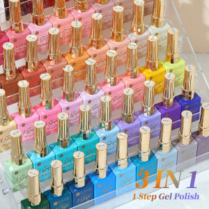 UR SUGAR 15ml 1 Step Gel Polish Nail Art Manicure 3 IN 1 Gel Soak Off LED UV Gel Nail Varnishes No Need Base Top Gel