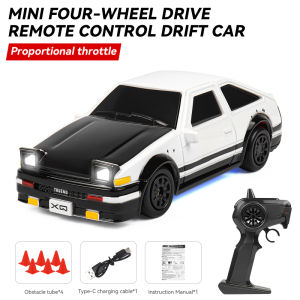 XQ 1:64 Mini RC Drift Car 4WD Remote Control racing Car High-performance 3 Styles Stunt Drift Perfect for Kids