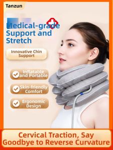tanzum | Cervical Traction Neck Support Cervical Pillow Inflatable
