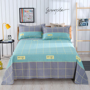 Breathable Pure Cotton Coarse Cloth Bed Sheets Set