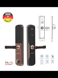 Khóa cửa vân tay Kassler KL 669 app wifi nhận diện vân tay mật mã thẻ từ thiết kế sang trọng