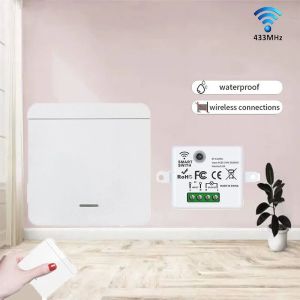 Wireless Smart Switch Light 433MHz 1/2/3Gang 86 Wall Panel Switch with Remote Control Interruptor 10A 110V 220V For LED Lamp