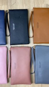 Dompet Pouch Wanita Touchscreen Bahan Kulit Sintetis Model Import Korean Style Aesthetic