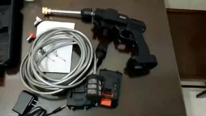 Cordless 24v Water Jet Portable Car Wash High Pressure Water Jet Gun Machine Cleaner