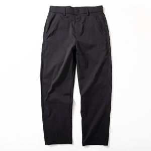 Mens Summer Thin Skin-Friendly Breathable Quick-Drying Loose Fit Cuffed Casual Pants Fashionable Versatile Commute Wear