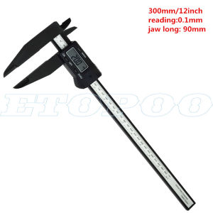 150/200/300MMElectronic Digital Caliper Plastic Vernier Caliper  Long Jaw Micrometer Inner Outer Diameter Gauge Measuring Tools