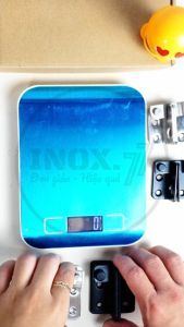 [HCM]Chốt khóa cửa then cửa bằng thép không gỉ (INOX 201) K01 chắc chắn dày 3.5mm Full ốc vít - 108