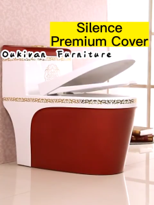 Ceramic Sitting Toilet Nano Glazed Large Drain Pipe 8.0 Ani-Clog Luxury Multi Colors Europe Style Toilet