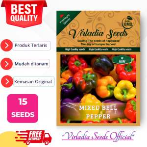 [Virladia Seeds] Biji Benih tanaman Paprika Mixed (campur warna)