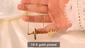 KAHASIL JEWELRY Kalung Titanium Wanita Clover Anti Karat dan Luntur Heart Fashion Style Korea KH029
