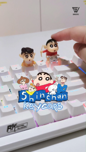 【SG】 Crayon Shin-chan Artisan 3D Keycaps Custom Anime Japanese Cute Keycaps Keyboard Accessories