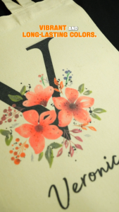 【Mach Photo】Personalised Canvas Tote Bag Custom Printed Name Photo or Logo Design Shopping Totebag Work School Gift Vertical Horizontal Reusable Bag