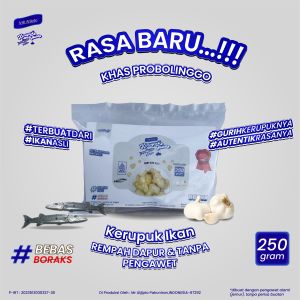 Kerupuk mentah ikan mr atjipto (250 gr) snack perlu di Goreng Khas Probolinggo