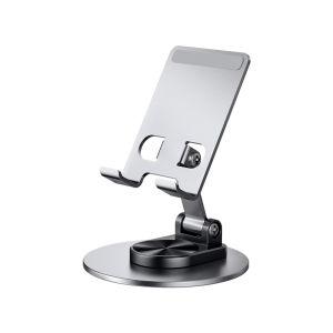 Carkoci | 360 Degree Rotatable Foldable Phone Stand Metal Alloy Portable Live Streaming Stand