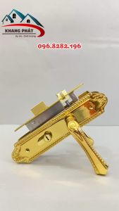 M5252 - Khóa Cửa Bằng Đồng - Khóa Cửa Tay Gạt - Khóa Cửa Gỗ Sang Trọng - Hàng Chất Lượng